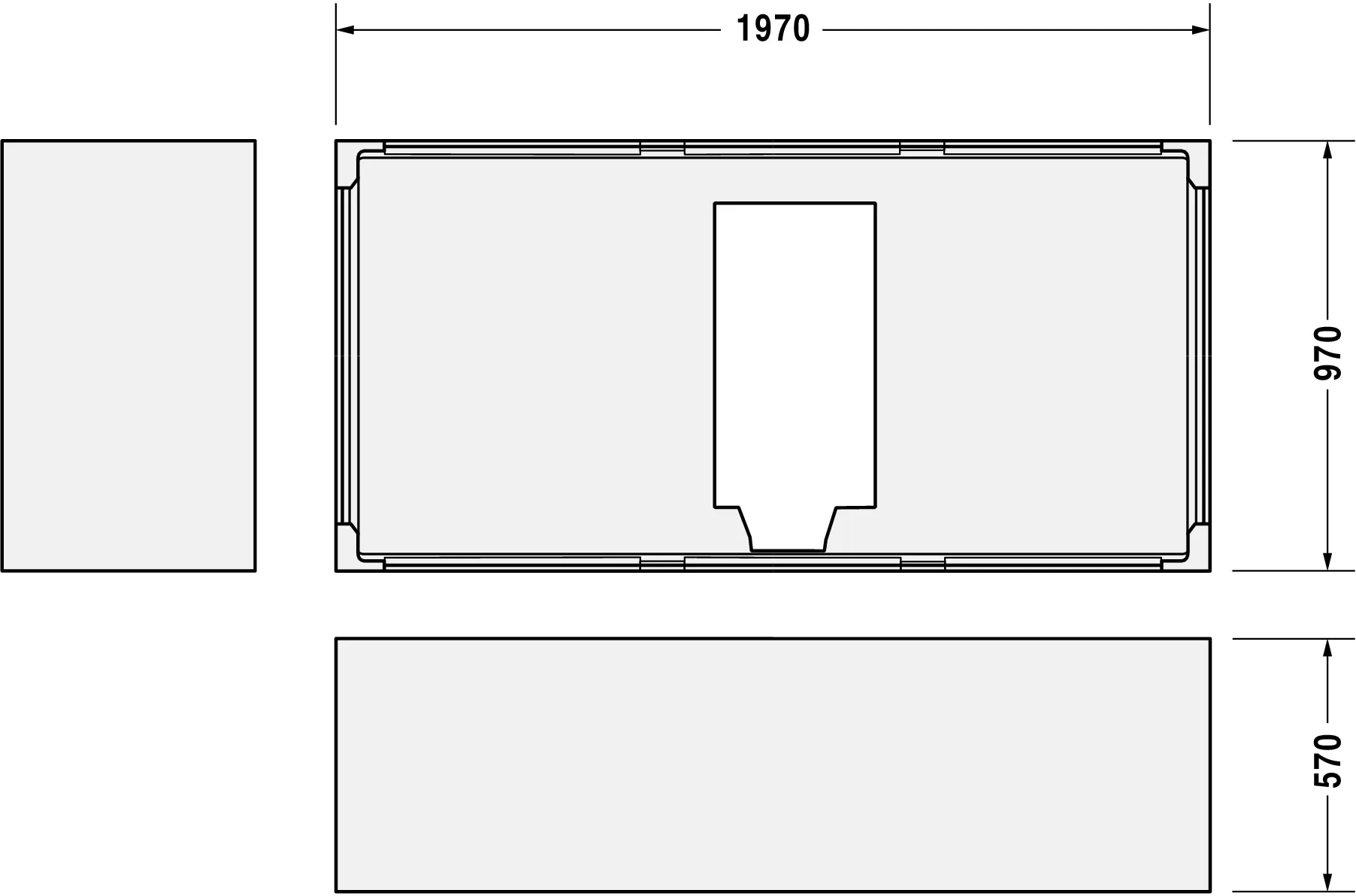 Badewannenträger für Starck 700341