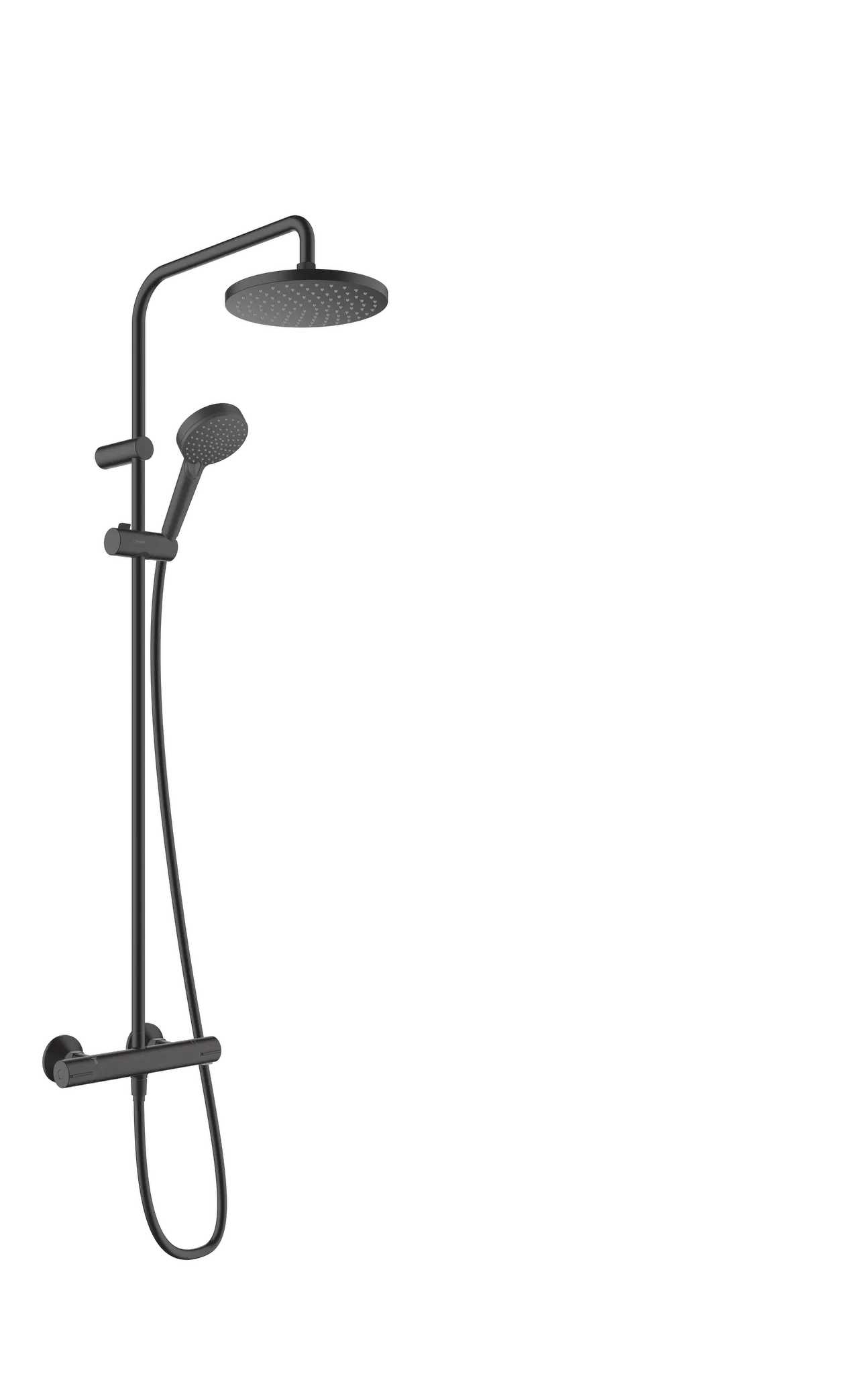 Hansgrohe Vernis Blend Showerpipe 200 1jet mit Thermostat, Mattschwarz Hansgrohe Vernis Blend Showerpipe 200 1jet mit Thermostat, Mattschwarz