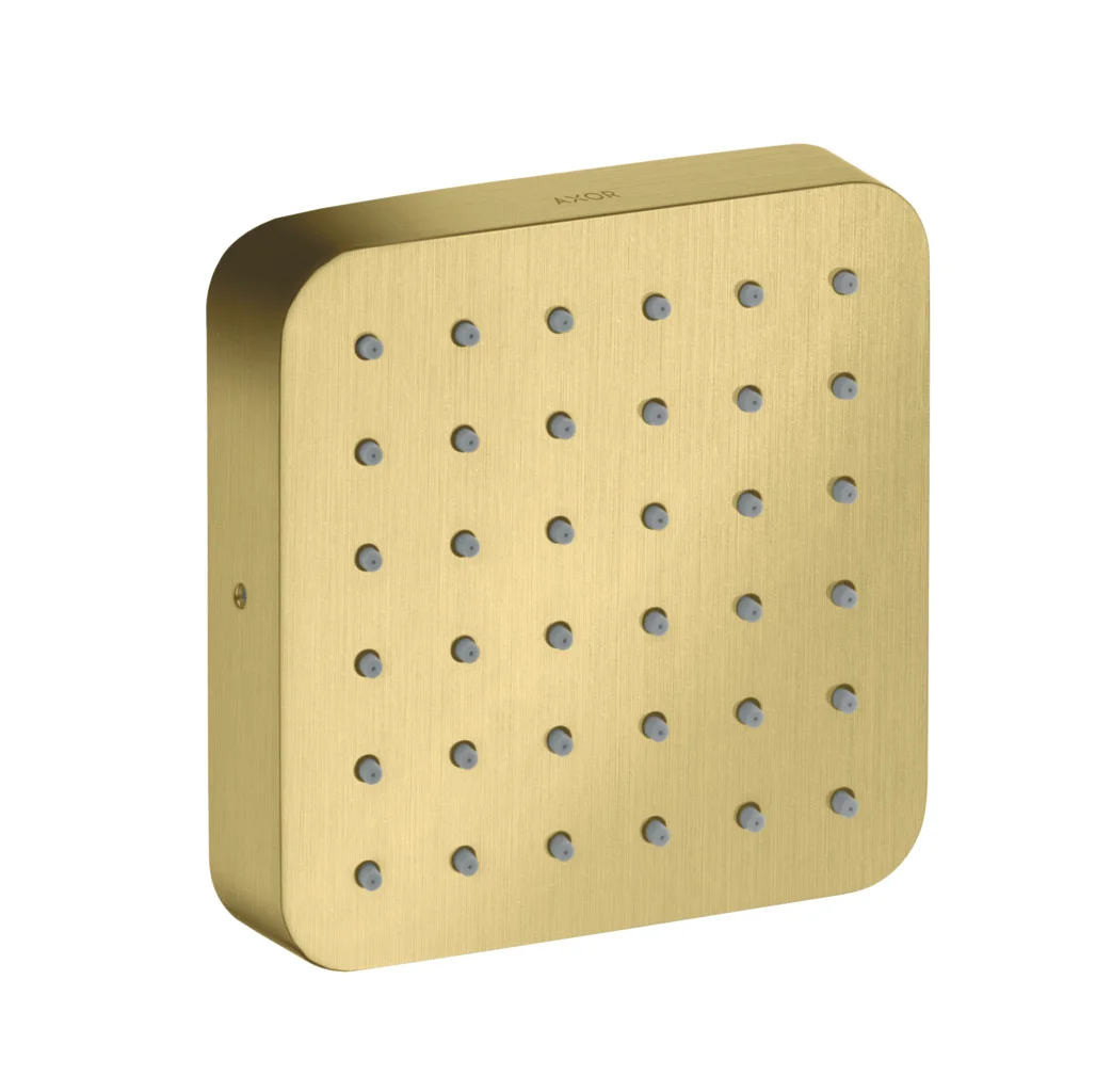 Hansgrohe AXOR Citterio E Brausemodul Unterputz softsquare, Brushed Brass, 120x120 mm