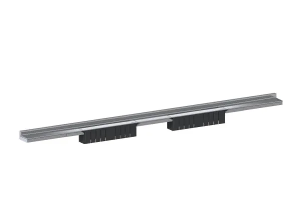 Duschrinne CeraWall Select N Duo Edelstahl poliert, 1300 mm