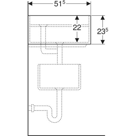 Gipsfangbecken Oberteil „Publica“ 78 × 23,5 × 51,5 cm in weiß alpin Gipsfangbecken Oberteil „Publica“ 78 × 23,5 × 51,5 cm in weiß alpin