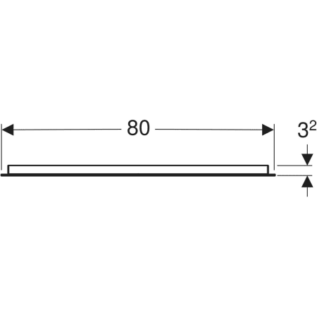 Geberit Option Basic Square Lichtspiegel - Beleuchtung oben, Aluminium eloxiert, 80x90 cm, LED-Beleuchtung Geberit Option Basic Square Lichtspiegel - Beleuchtung oben, Aluminium eloxiert, 80x90 cm, LED-Beleuchtung