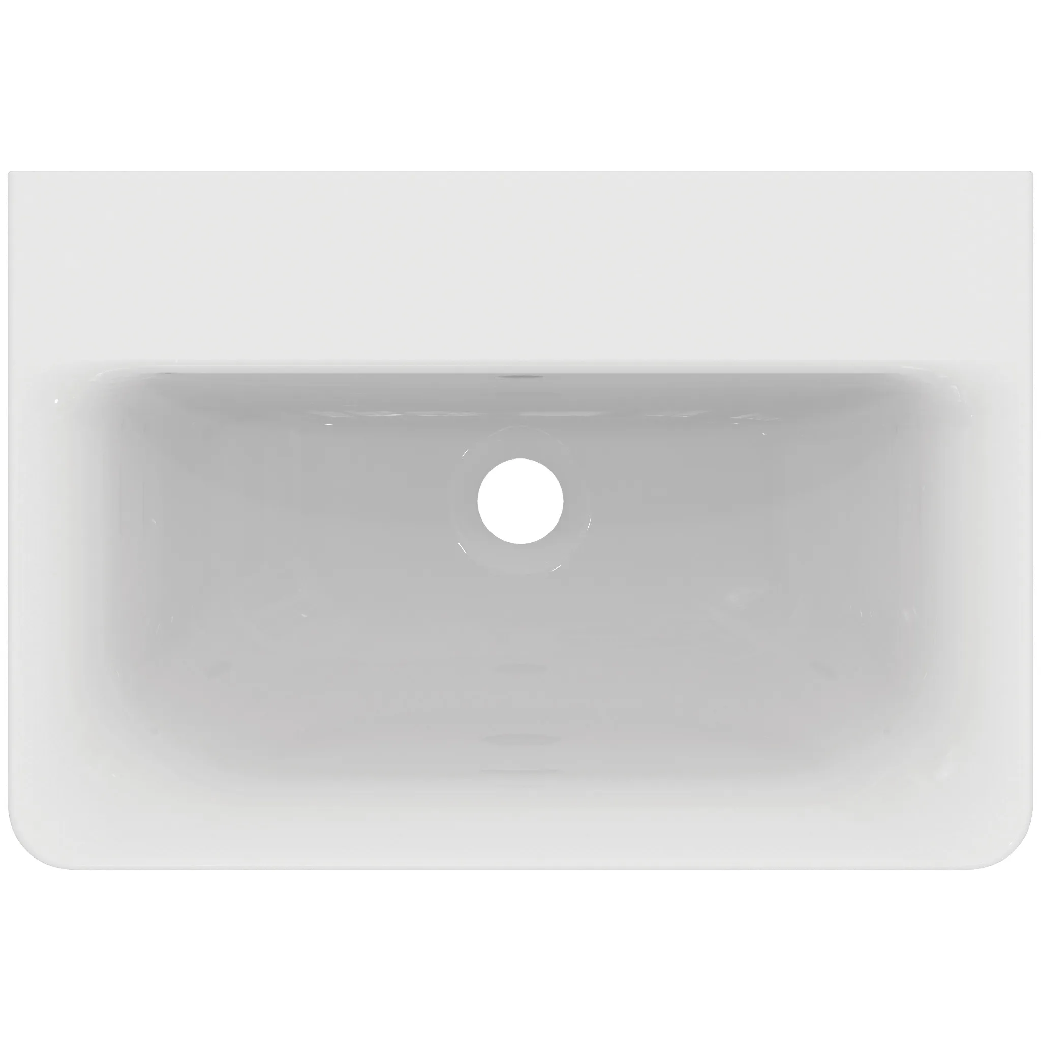 Ideal Standard Waschtisch Connect Cube, kompakt, ohne Hahnloch, mit Überlauf, 550x375x175mm, Weiß Ideal Standard Waschtisch Connect Cube, kompakt, ohne Hahnloch, mit Überlauf, 550x375x175mm, Weiß