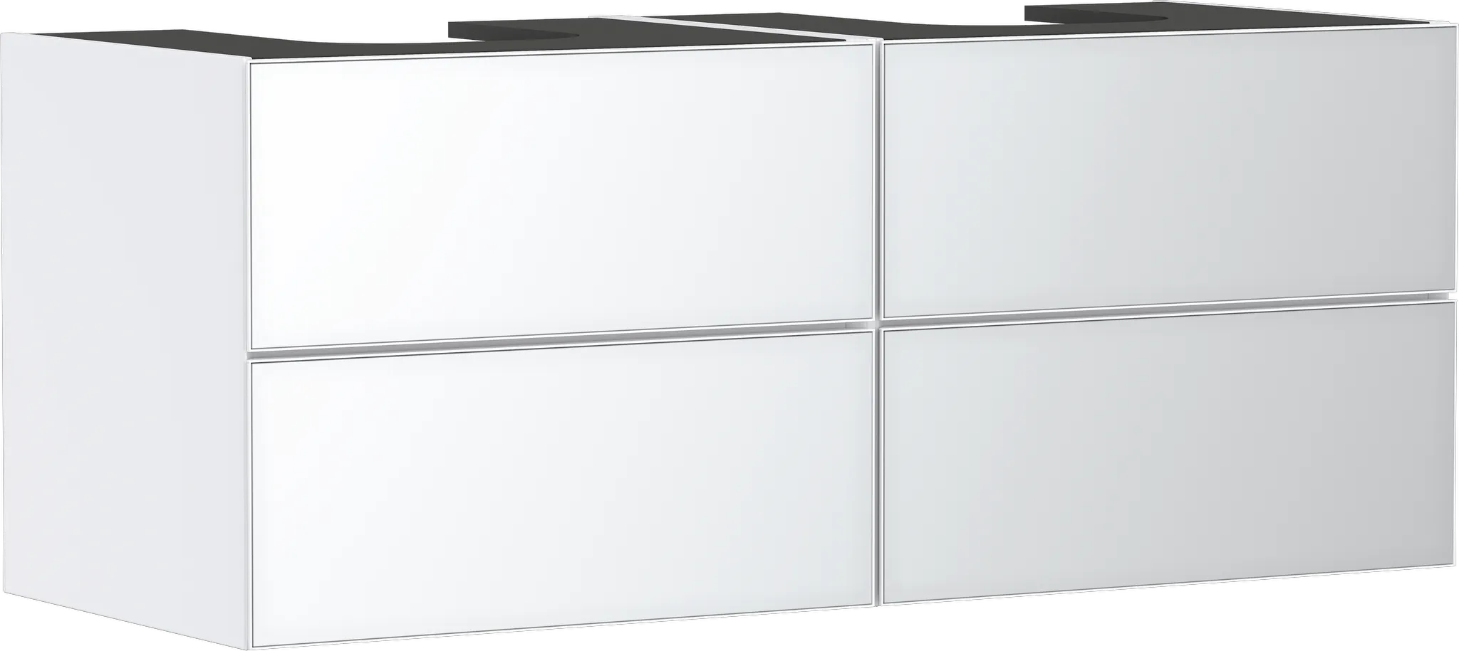 Hansgrohe Xevolos E Waschtischunterschrank Mattweiß 1370⁄550 mit 4 Schubkästen Hansgrohe Xevolos E Waschtischunterschrank Mattweiß 1370⁄550 mit 4 Schubkästen