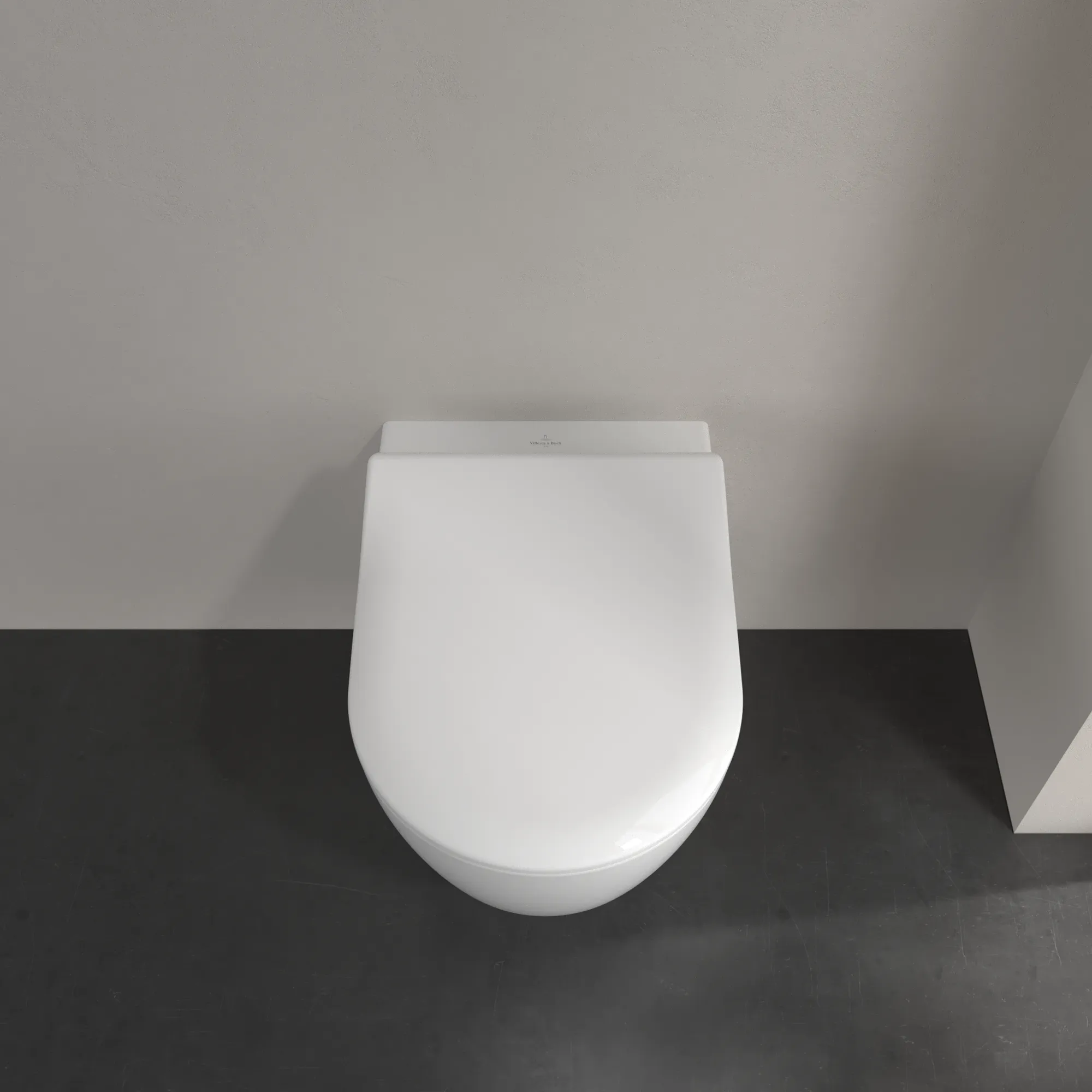 Wand-Tiefspül-WC Combi-Pack DirectFlush „Avento“ mit SlimSeat 37 × 31,5 cm ohne Spülrand