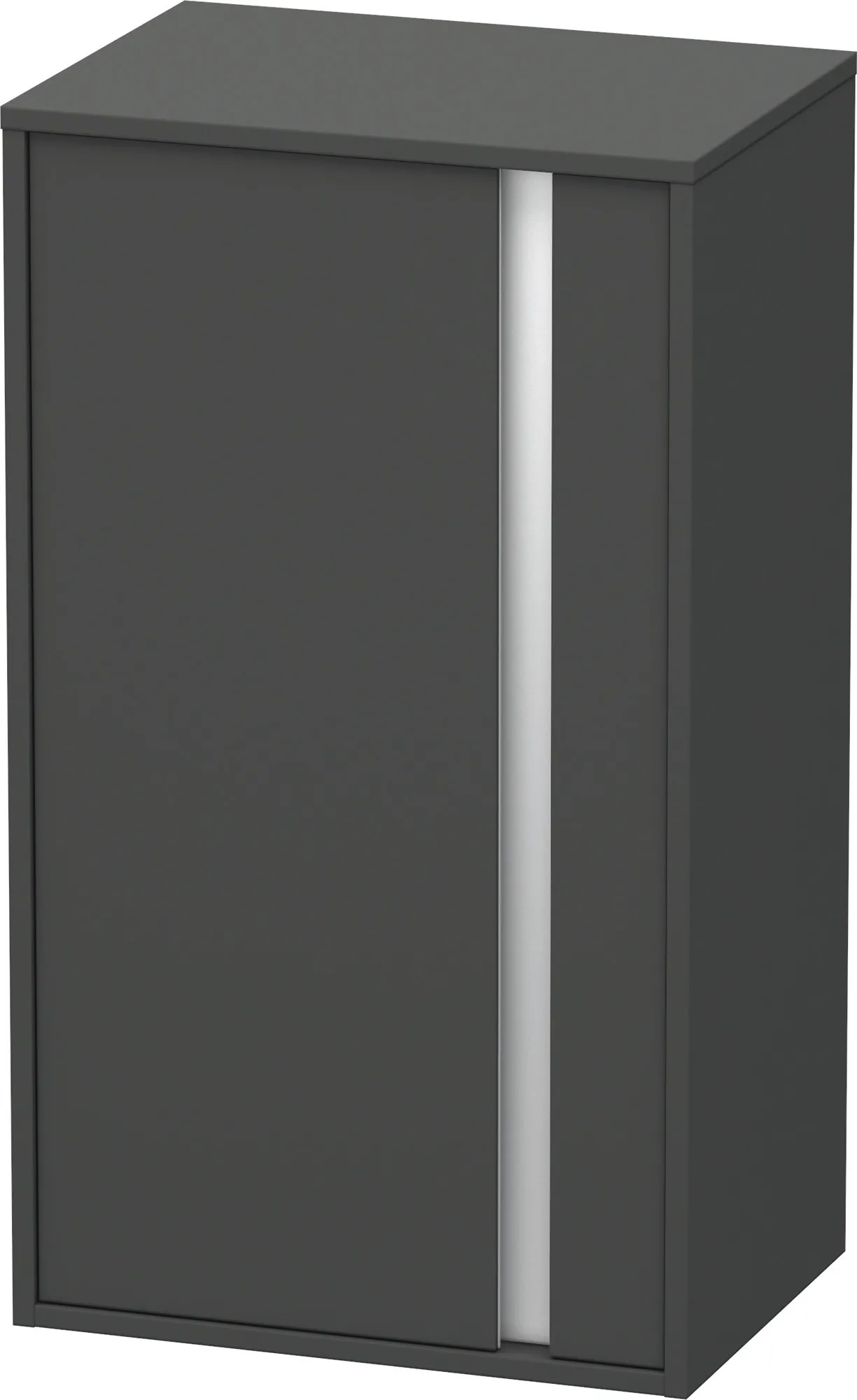 Duravit Halbhochschrank „Ketho“ 50 × 88 × 36 cm in Graphit Matt Duravit Halbhochschrank „Ketho“ 50 × 88 × 36 cm in Graphit Matt