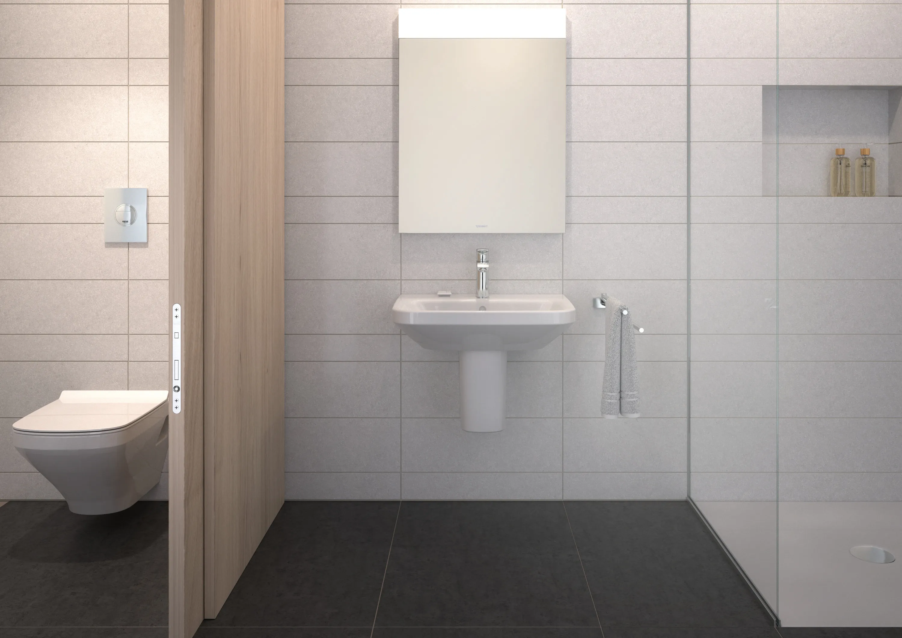 Wandwaschtisch „DuraStyle“, mit Überlauf, Hahnlochposition mittig Becken: mittig / Größe: 60 × 44 cm / Hahnlochbohrung: mit 1×1 Hahnlochbohrung / Hahnlochposition: mittig / Oberflächenveredelung: ohne Oberflächenveredelung / Überlauf: mit Überlauf Wandwaschtisch „DuraStyle“, mit Überlauf, Hahnlochposition mittig Becken: mittig / Größe: 60 × 44 cm / Hahnlochbohrung: mit 1×1 Hahnlochbohrung / Hahnlochposition: mittig / Oberflächenveredelung: ohne Oberflächenveredelung / Überlauf: mit Überlauf