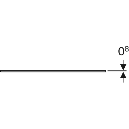 Geberit Glasablage „Xeno²“ 58 × 0,8 × 45 cm Geberit Glasablage „Xeno²“ 58 × 0,8 × 45 cm