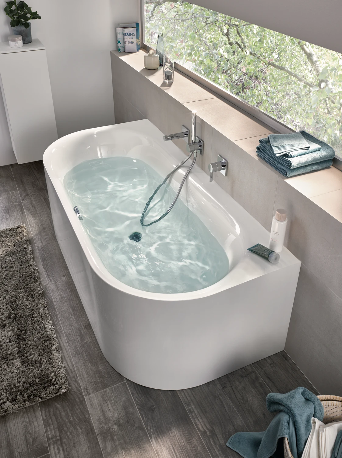 Bette oval Badewanne „BetteLux Oval I Silhouette“ 170 × 80 cm in Weiß, /