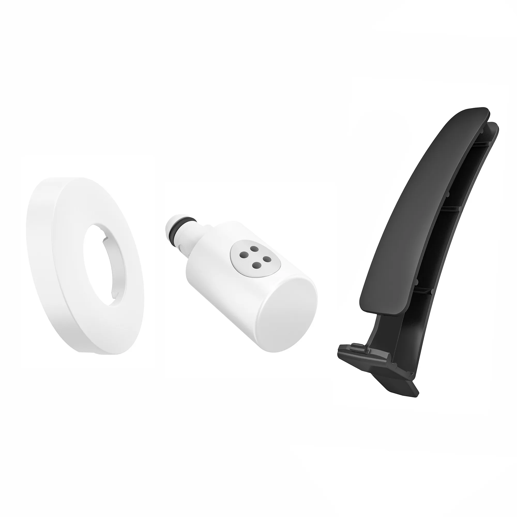 Laufen Duschkopf + Blendenring + Servicehebel Cleanet Navia, weiß Laufen Duschkopf + Blendenring + Servicehebel Cleanet Navia, weiß