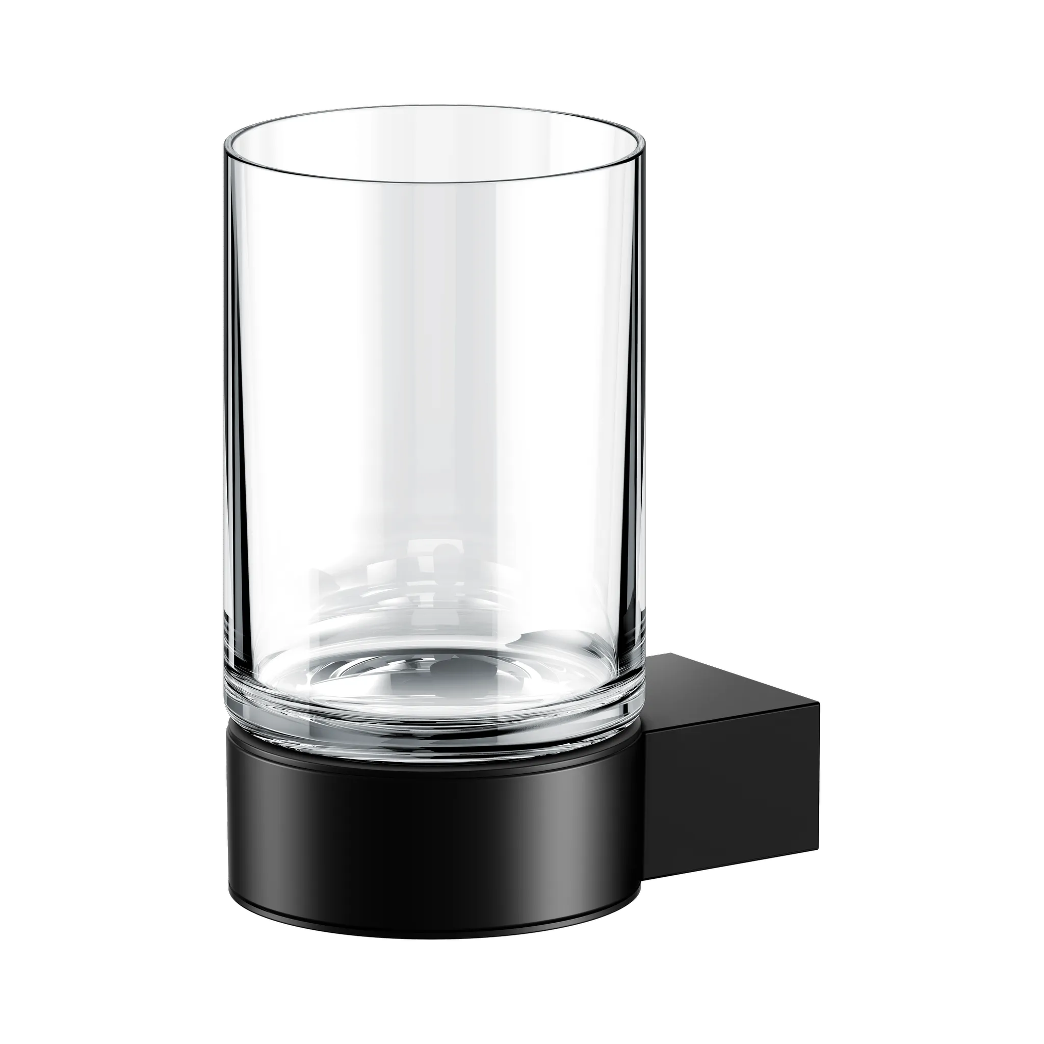 Plan 14950379000 Glashalter mit Echtkristall-Glas schwarz