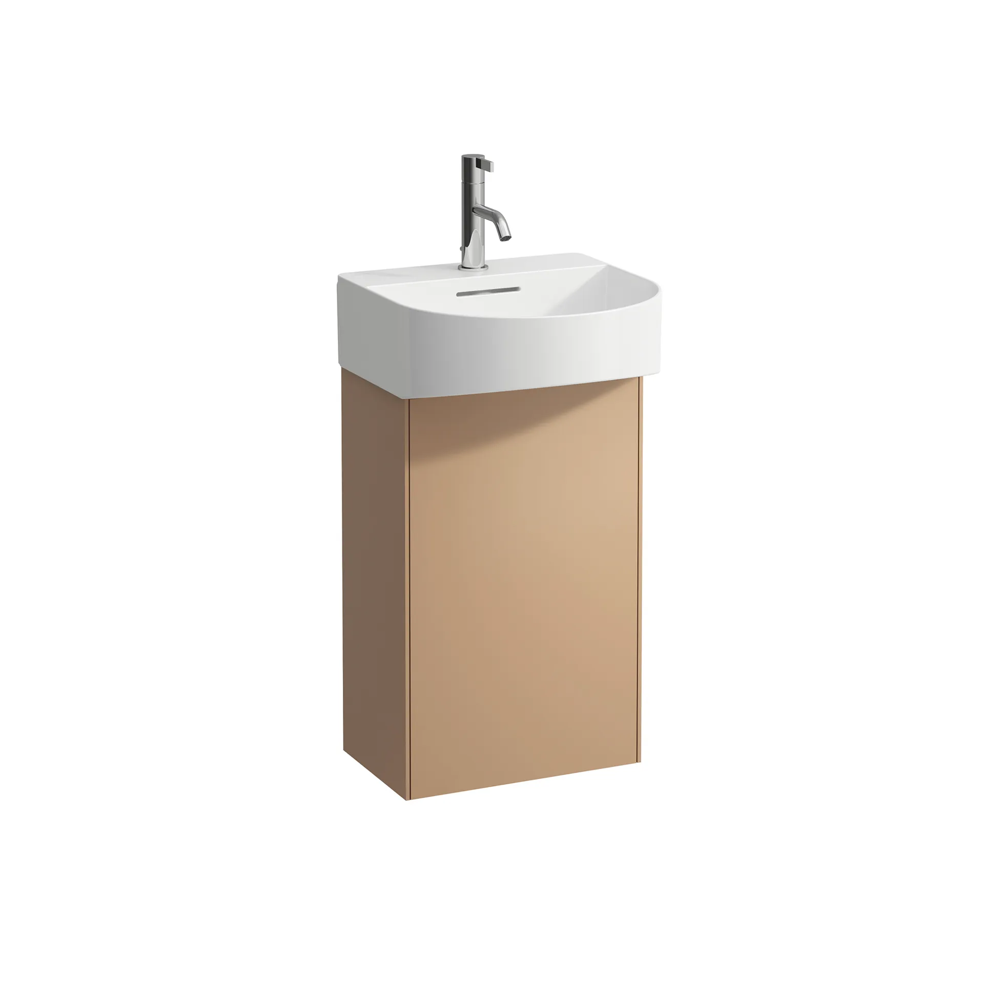 Laufen Waschtischunterbau SONAR 240x387x600, 1 Tür, Scharnier links, Push/Pull Funktion, Kupfer Laufen Waschtischunterbau SONAR 240x387x600, 1 Tür, Scharnier links, Push/Pull Funktion, Kupfer