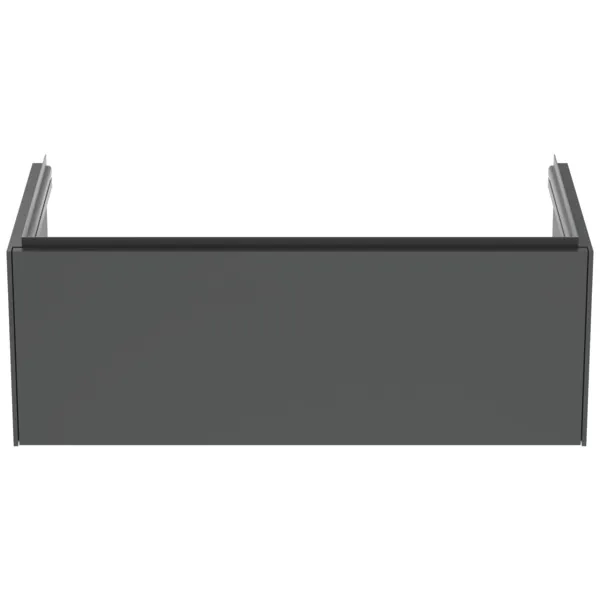 Ideal Standard Waschtischunterschrank „Conca“ 100 × 37 × 50,5 cm Anthrazit matt lackiert