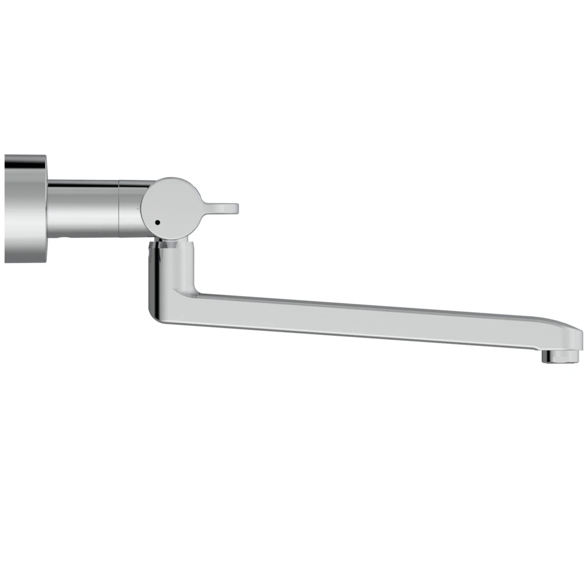 Ideal Standard Ceraplus Safe Wand-Waschtischthermostat Chrom, Ausladung 380 mm, thermische Desinfektion und absperrbare S-Anschlüsse