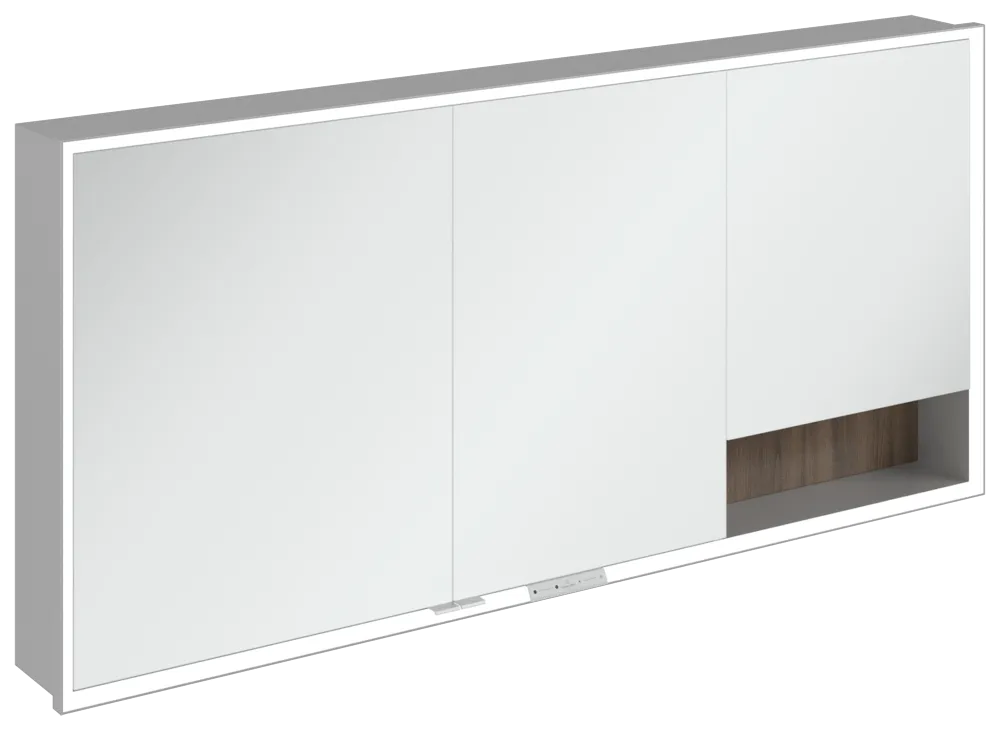Villeroy & Boch Einbau-Spiegelschrank „My View+“ 1600 × 750 × 168 mm in Arizona Oak
