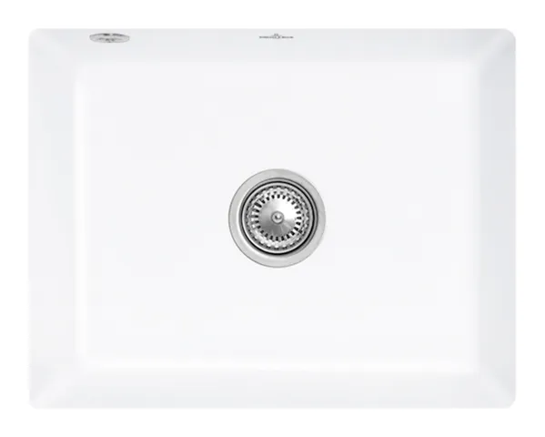 Villeroy & Boch Unterbau-Küchenspülbecken „Subway“ 60 SU 545 × 440 × 213 mm, für Becken mittig in Stone White