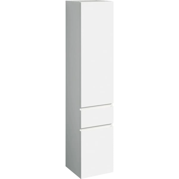 Geberit Renova Plan Hochschrank, weiß, 39x180x36 cm, wandhängend mit zwei Türen und einer Schublade Geberit Renova Plan Hochschrank, weiß, 39x180x36 cm, wandhängend mit zwei Türen und einer Schublade