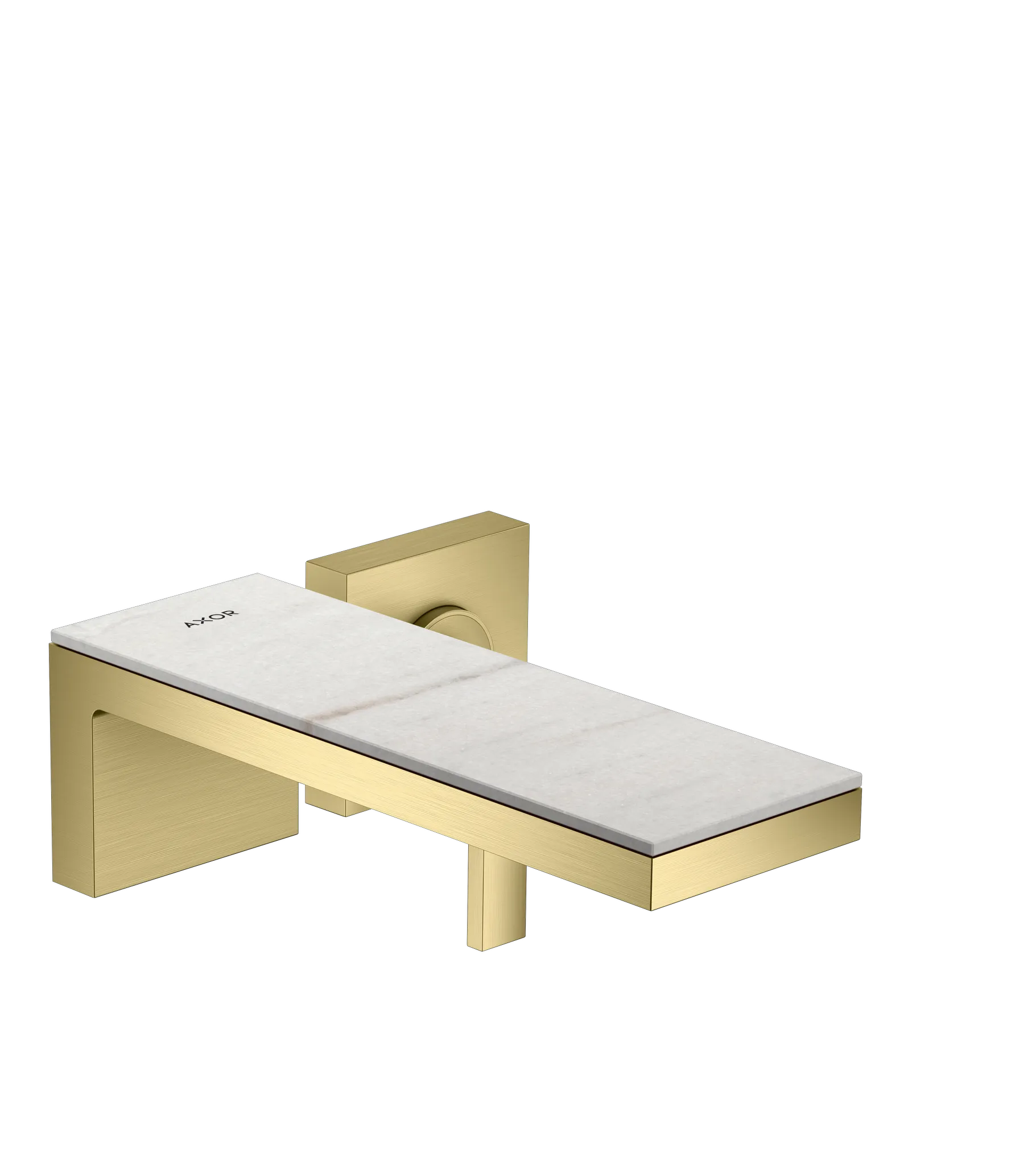 Hansgrohe AXOR MyEdition Mischer mit Platte 245 Marmor Lasa Covelano Vena Oro Hansgrohe AXOR MyEdition Mischer mit Platte 245 Marmor Lasa Covelano Vena Oro