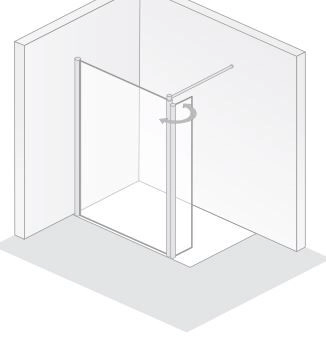 HSK Walk-In-Duschkabine Frontelement mit beweglichem Seitenteil „Easy 1“ Glas Klar hell, Profile Alu Silber-matt, B: 900 mm H: 2000 mm T: 350 mm HSK Walk-In-Duschkabine Frontelement mit beweglichem Seitenteil „Easy 1“ Glas Klar hell, Profile Alu Silber-matt, B: 900 mm H: 2000 mm T: 350 mm