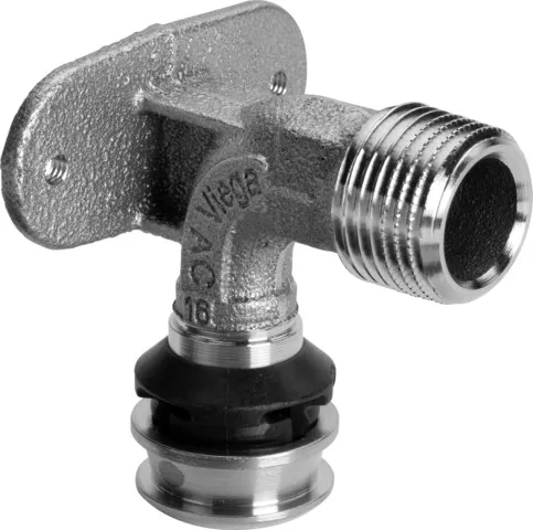 Viega „Raxofix“ Wandscheibe mit 1 Muffe und Außengewinde 16 mm × 1/2″ Viega „Raxofix“ Wandscheibe mit 1 Muffe und Außengewinde 16 mm × 1/2″