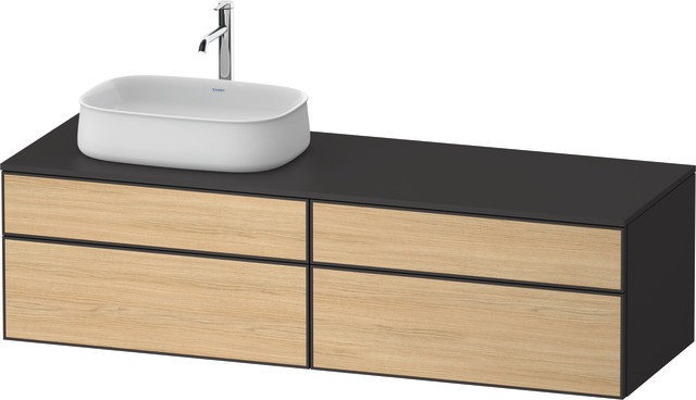 Duravit Waschtischunterschrank wandhängend „Zencha“ 160 × 44,2 × 55 cm