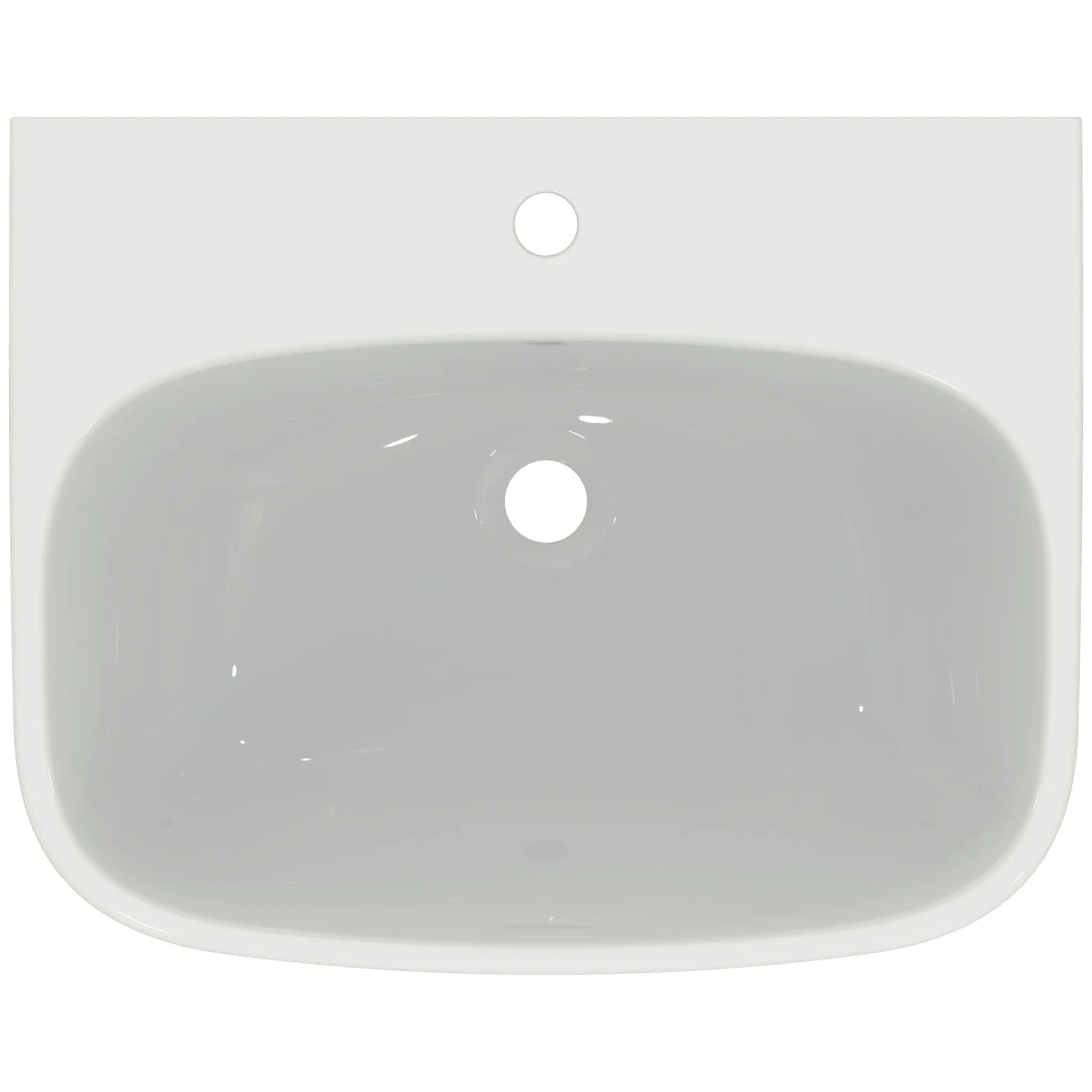 Waschbecken „i.lifeA“ 60 × 48 × 18 cm, Hahnlochposition mittig Waschbecken „i.lifeA“ 60 × 48 × 18 cm, Hahnlochposition mittig