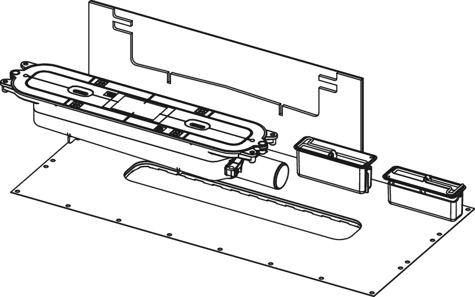 TECEdrainprofile Ablauf Flach, DN 40, Auslauf seitlich TECEdrainprofile Ablauf Flach, DN 40, Auslauf seitlich