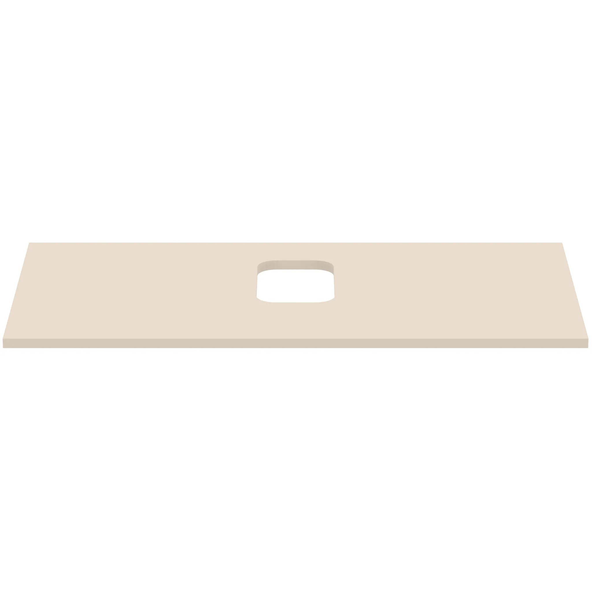 Waschtischplatte i.life B mittiger Ausschnitt für eine Schale 1002x507x18mm Weiß matt Waschtischplatte i.life B mittiger Ausschnitt für eine Schale 1002x507x18mm Weiß matt