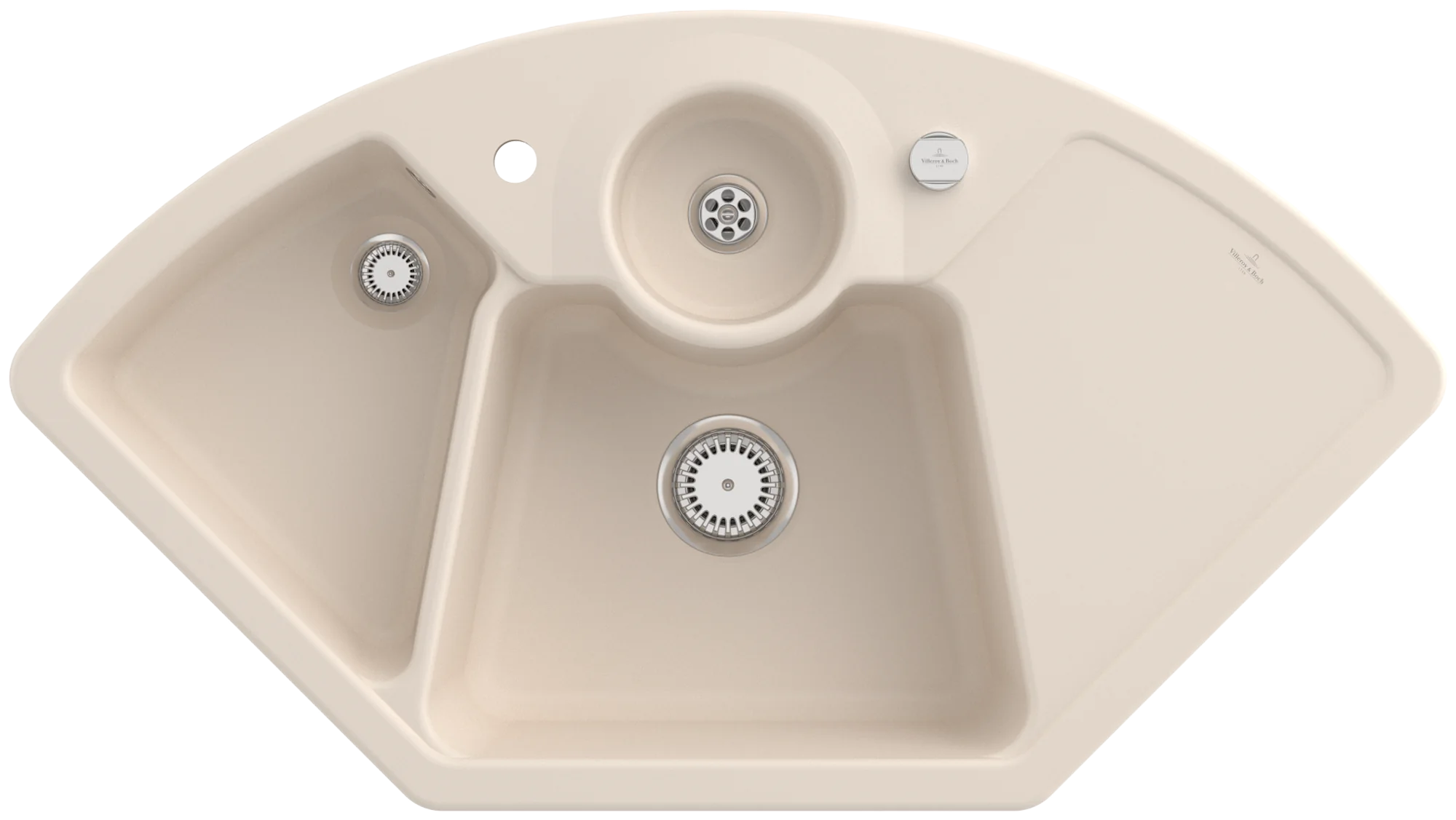 Villeroy & Boch Eckspüle Solo Eck 670802, 1075x600mm Villeroy & Boch Eckspüle Solo Eck 670802, 1075x600mm