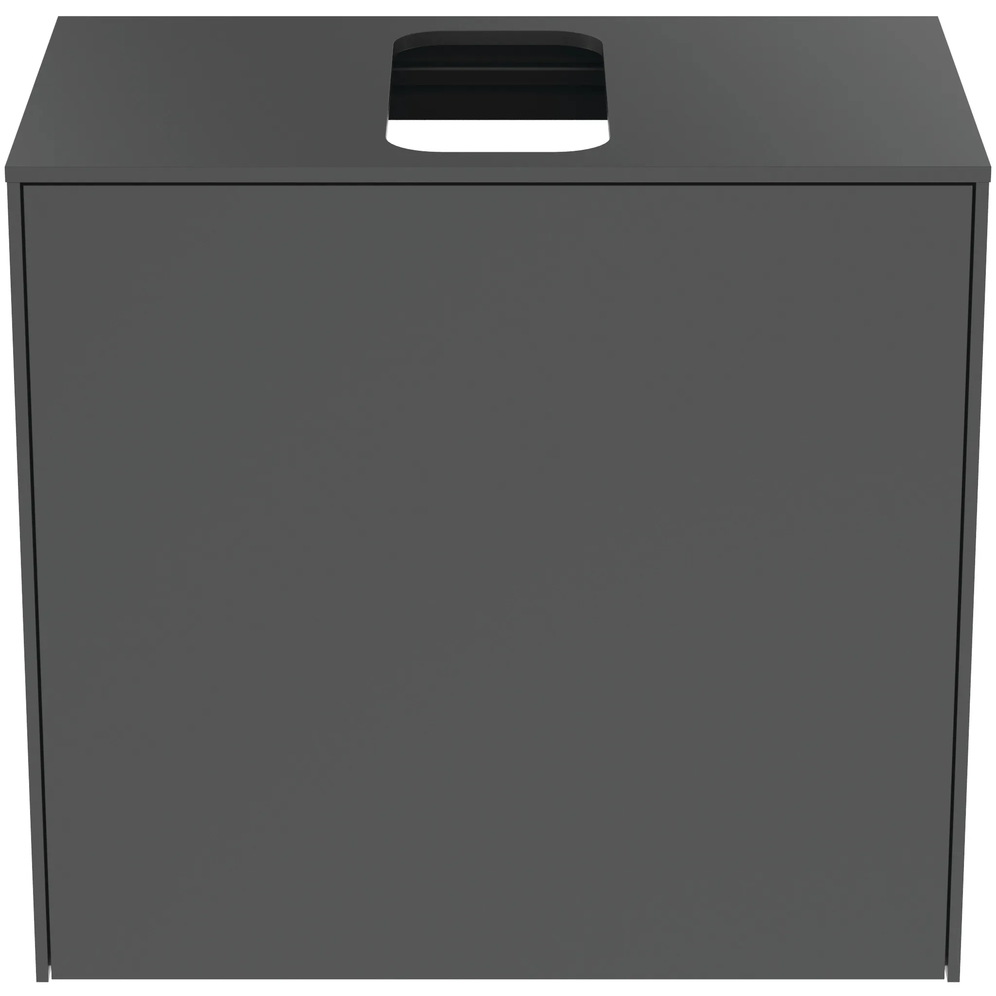 Ideal Standard Conca Waschtischunterschrank, Anthrazit matt, 1 Auszug, Push-Open mit Softclose, 602x373x550 mm