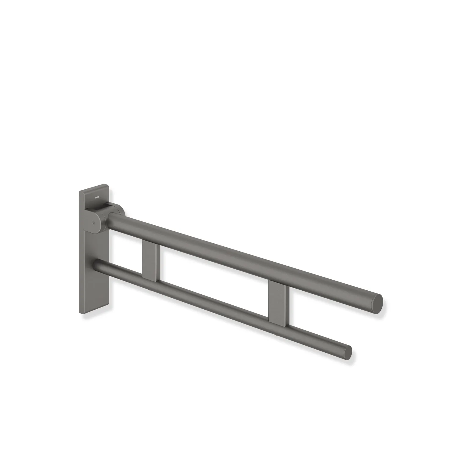 HEWI Stützklappgriff Duo Design B System 900 Edelstahl pulverbeschichtet Ausladung 850 mm HEWI Stützklappgriff Duo Design B System 900 Edelstahl pulverbeschichtet Ausladung 850 mm