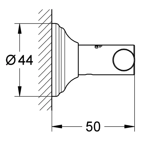 Bademantelhaken Essentials Authentic 40656_1, chrom Bademantelhaken Essentials Authentic 40656_1, chrom