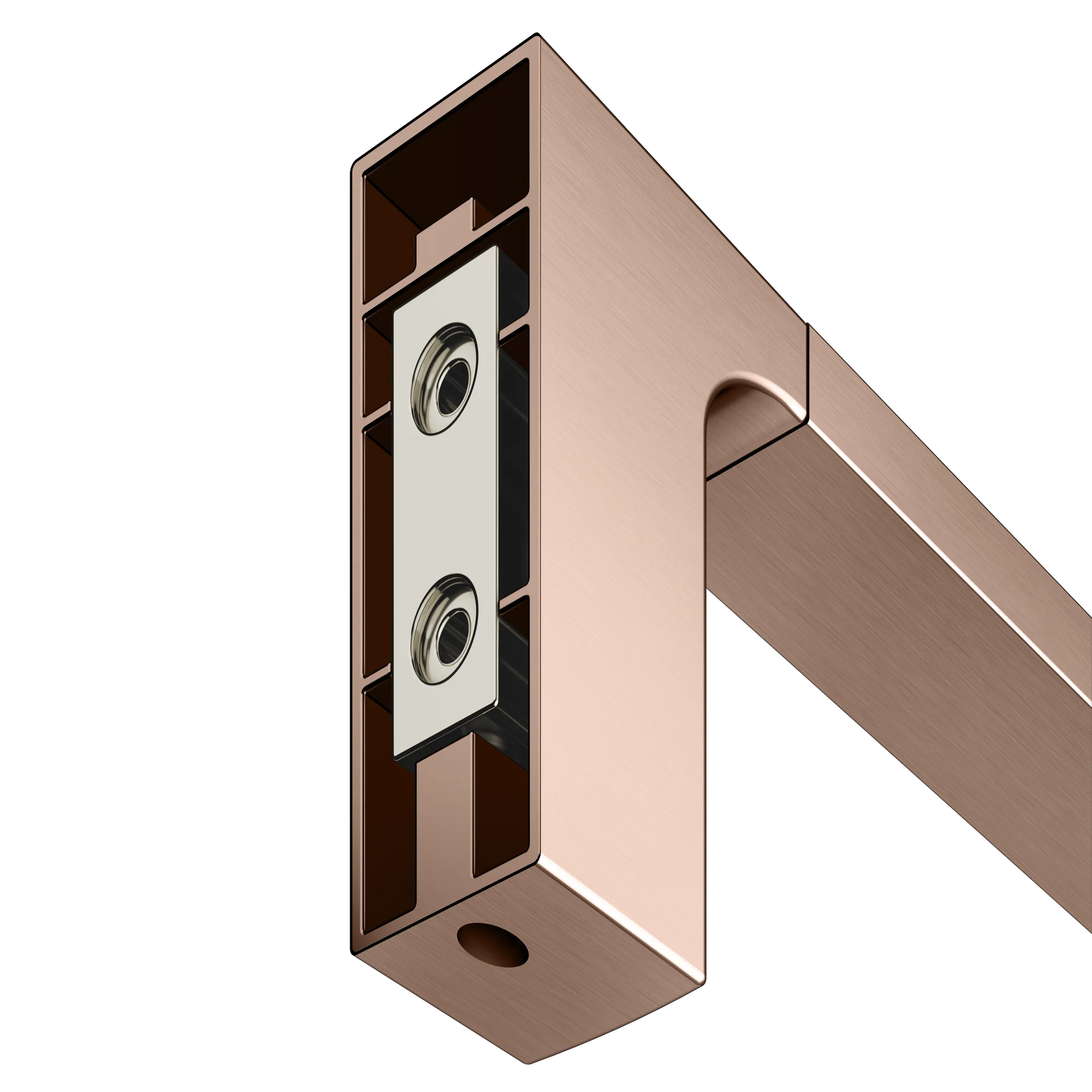 KEUCO EDITION 11 Handtuchhalter 1-armig 450 mm Rotgold gebürstet
