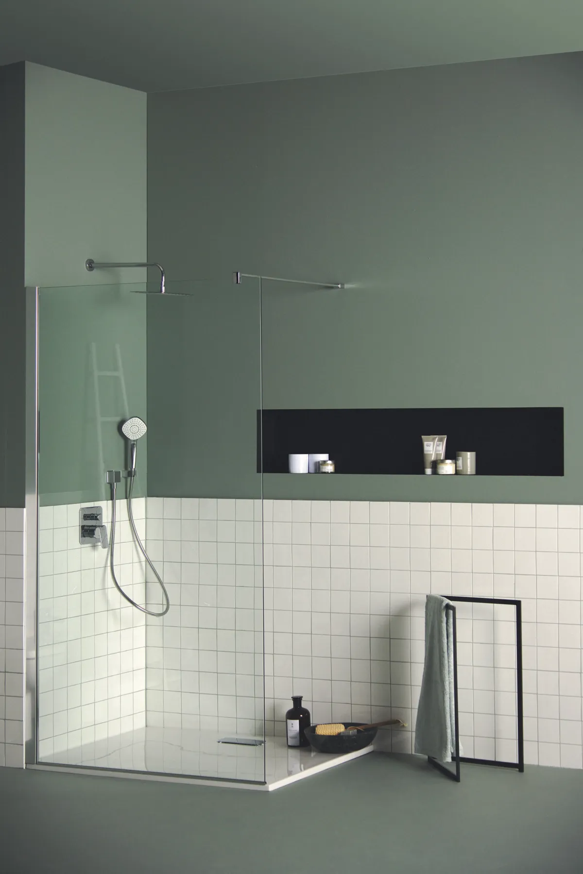 Kopfbrause Idealrain Luxe, 300x200mm, Edelstahl poliert Kopfbrause Idealrain Luxe, 300x200mm, Edelstahl poliert