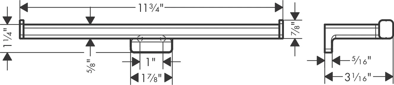 Doppel-Papierrollenhalter AddStoris chrom ohne Deckel Doppel-Papierrollenhalter AddStoris chrom ohne Deckel