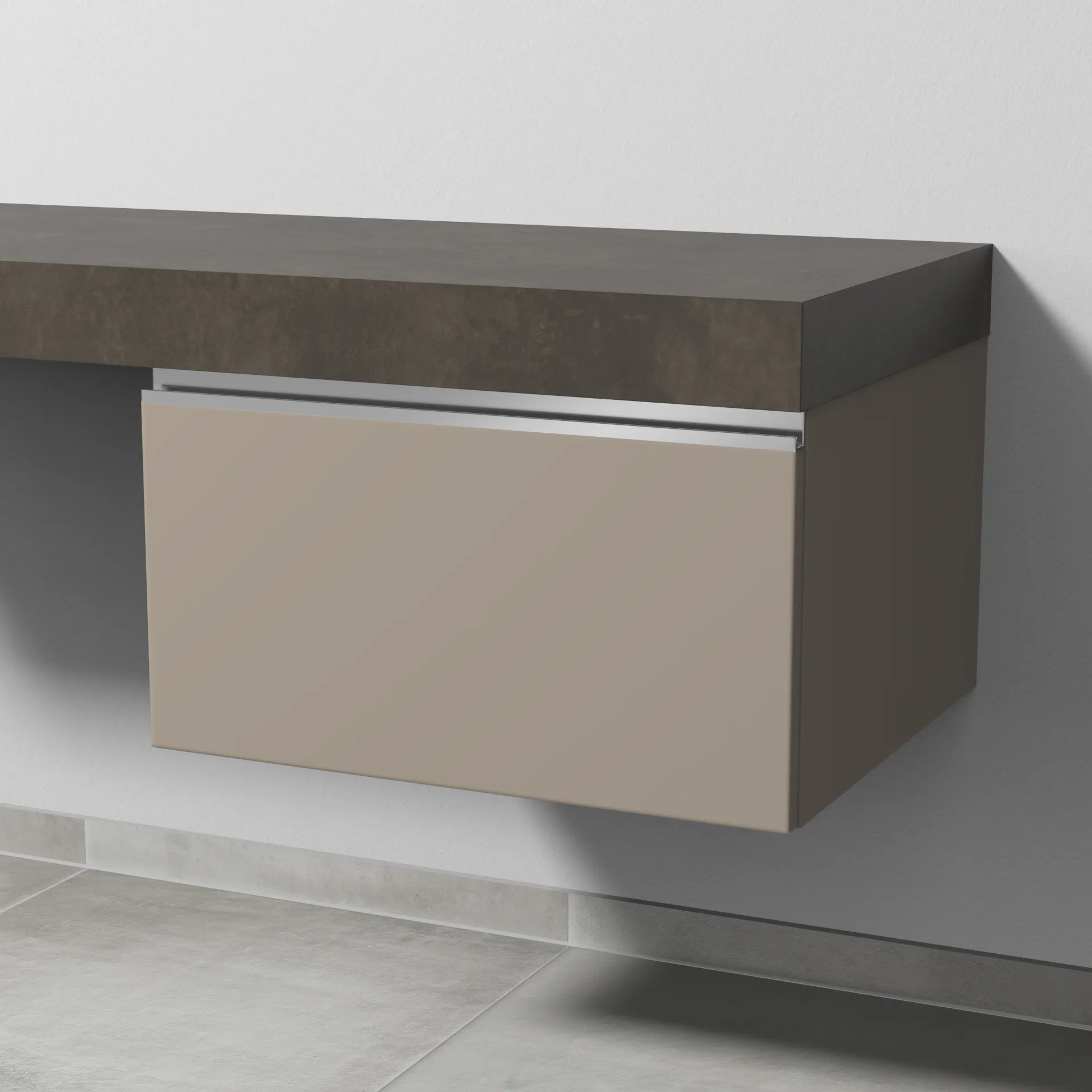 Sanipa Anbauschrank „2morrow“ 600 × 340 × 520 mm in Sandgrau (matt) Sanipa Anbauschrank „2morrow“ 600 × 340 × 520 mm in Sandgrau (matt)