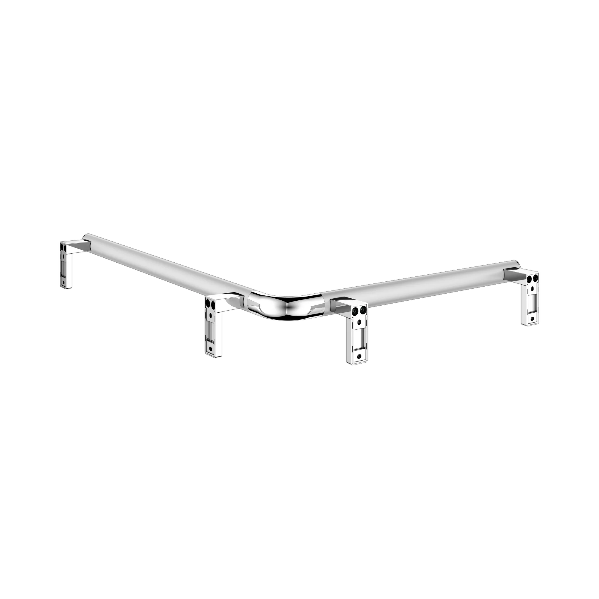 KEUCO AXESS Dusch- und Wannenhandlauf rechts 600/800 mm silber-eloxiert KEUCO AXESS Dusch- und Wannenhandlauf rechts 600/800 mm silber-eloxiert