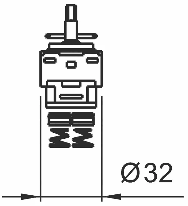 Laufen SPARE PARTS WI576004 - Kartusche Quattro-G, 35 mm Laufen SPARE PARTS WI576004 - Kartusche Quattro-G, 35 mm