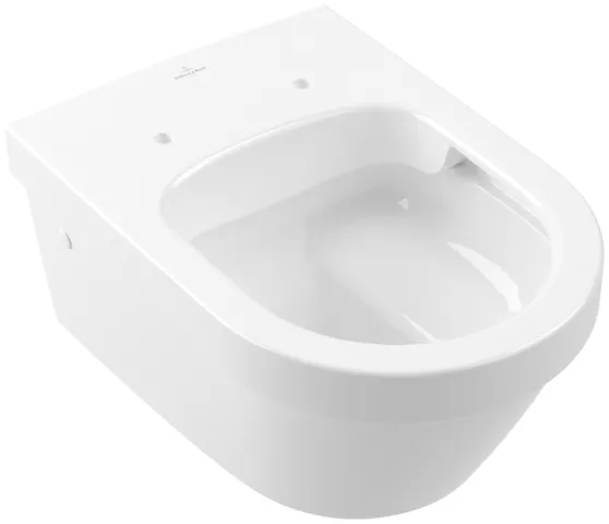 Wand-Tiefspül-WC DirectFlush „Architectura“ 37 × 34,5 × 53 cm in Weiß Alpin, ohne Spülrand, Abgang waagerecht