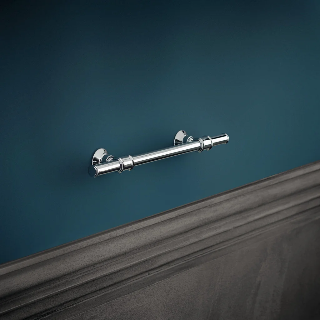 Hansgrohe AXOR Montreux Haltegriff, Chrom, Länge 463 mm, Wandmontage mit verdeckter Befestigung