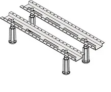 Mauersberger Fußgestell für Badewannen Standard bis 180x80cm Mauersberger Fußgestell für Badewannen Standard bis 180x80cm