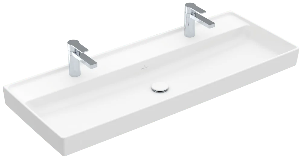 Villeroy & Boch Collaro Schrankwaschtisch 1200x470mm Rechteck TitanCeram Stone White CeramicPlus Villeroy & Boch Collaro Schrankwaschtisch 1200x470mm Rechteck TitanCeram Stone White CeramicPlus