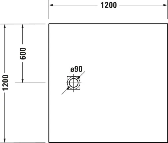 Duravit quadrat Duschwanne „Sustano“ 120 × 120 cm in Greige Matt Duravit quadrat Duschwanne „Sustano“ 120 × 120 cm in Greige Matt