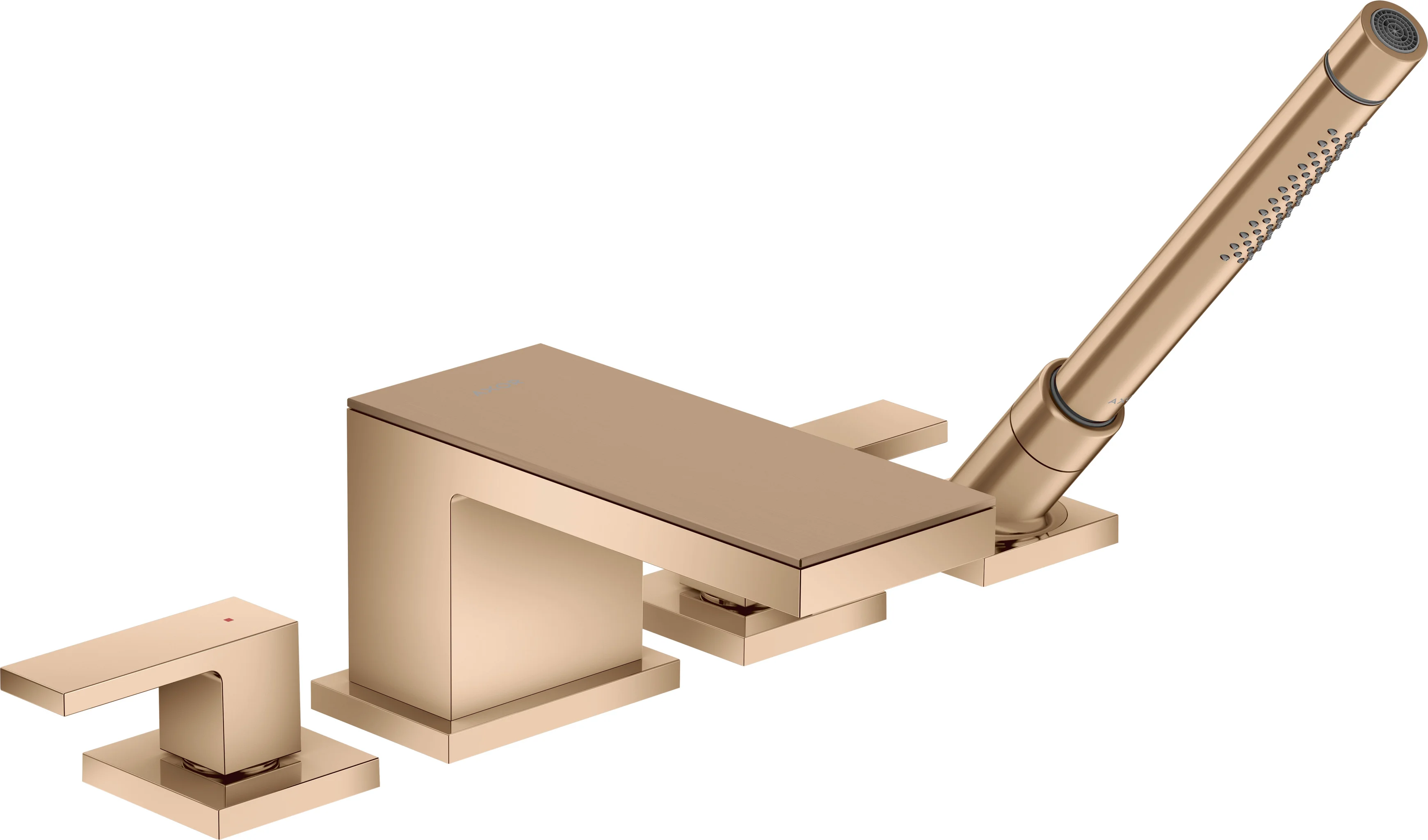 Hansgrohe AXOR MyEdition Platte 200 mm Metall Brushed Red Gold abnehmbar