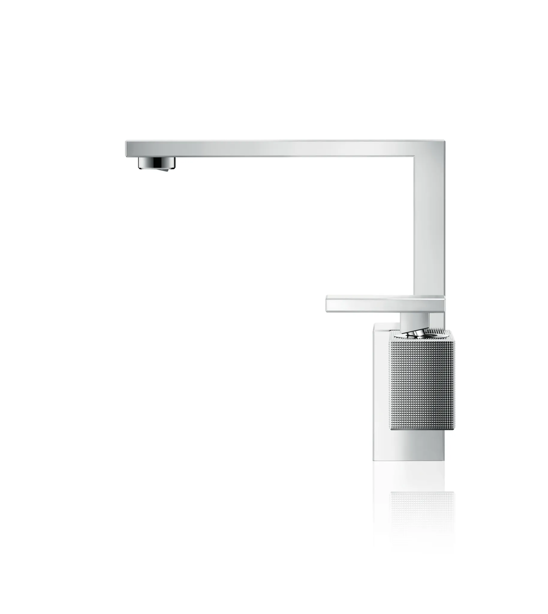 Hansgrohe AXOR Edge Einhebel-Waschtischmischer 190 mit Push-Open Ablaufgarnitur - Diamantschliff, Chrom Hansgrohe AXOR Edge Einhebel-Waschtischmischer 190 mit Push-Open Ablaufgarnitur - Diamantschliff, Chrom