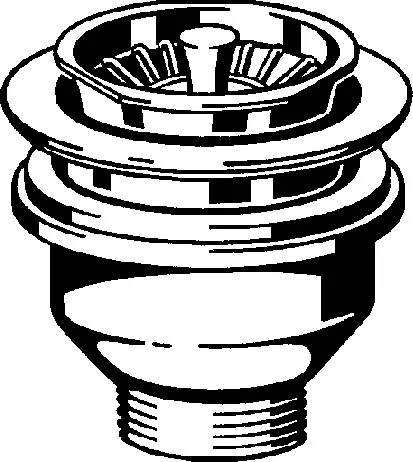 Viega Ablaufventil für Spülen Modell 7128 in G1 1 / 2 × 114,5 mm Chromnickelstahl 11,4 cm Viega Ablaufventil für Spülen Modell 7128 in G1 1 / 2 × 114,5 mm Chromnickelstahl 11,4 cm