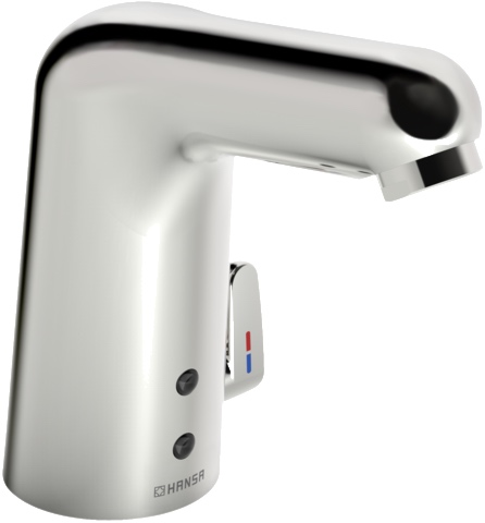 Hansa Waschtischarmatur, elektronisch „Medipro“ Ausladung 117 mm in Chrom Hansa Waschtischarmatur, elektronisch „Medipro“ Ausladung 117 mm in Chrom