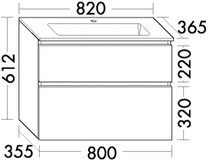 burgbad Waschtischunterschrank „Lin20“ in Weiß Hochglanz burgbad Waschtischunterschrank „Lin20“ in Weiß Hochglanz
