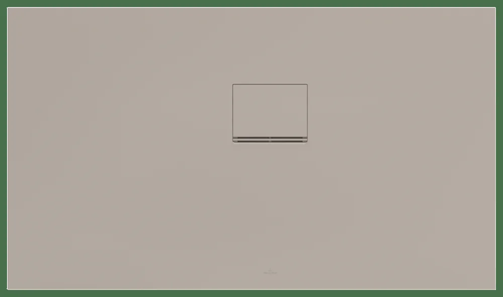 Villeroy & Boch Squaro Infinity Duschwanne, 1300x700x40mm, Quaryl, Eck-Einbau rechts, Almond