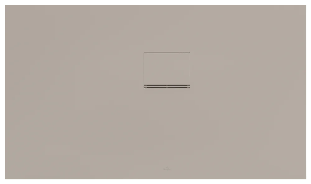 Villeroy & Boch Squaro Infinity Duschwanne, 1300x700x40mm, Quaryl, Eck-Einbau rechts, Almond